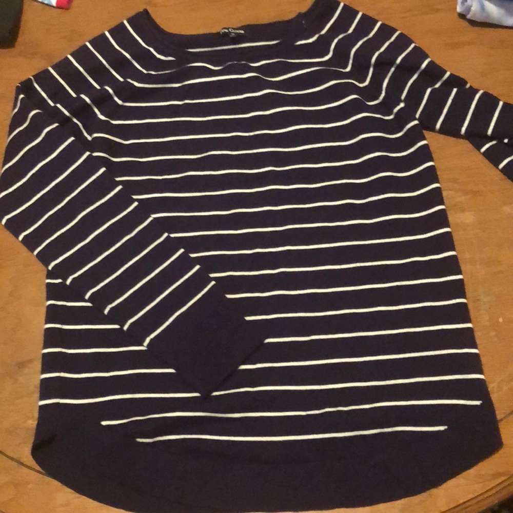 Pink Clover (Stitch Fix) striped sweater
